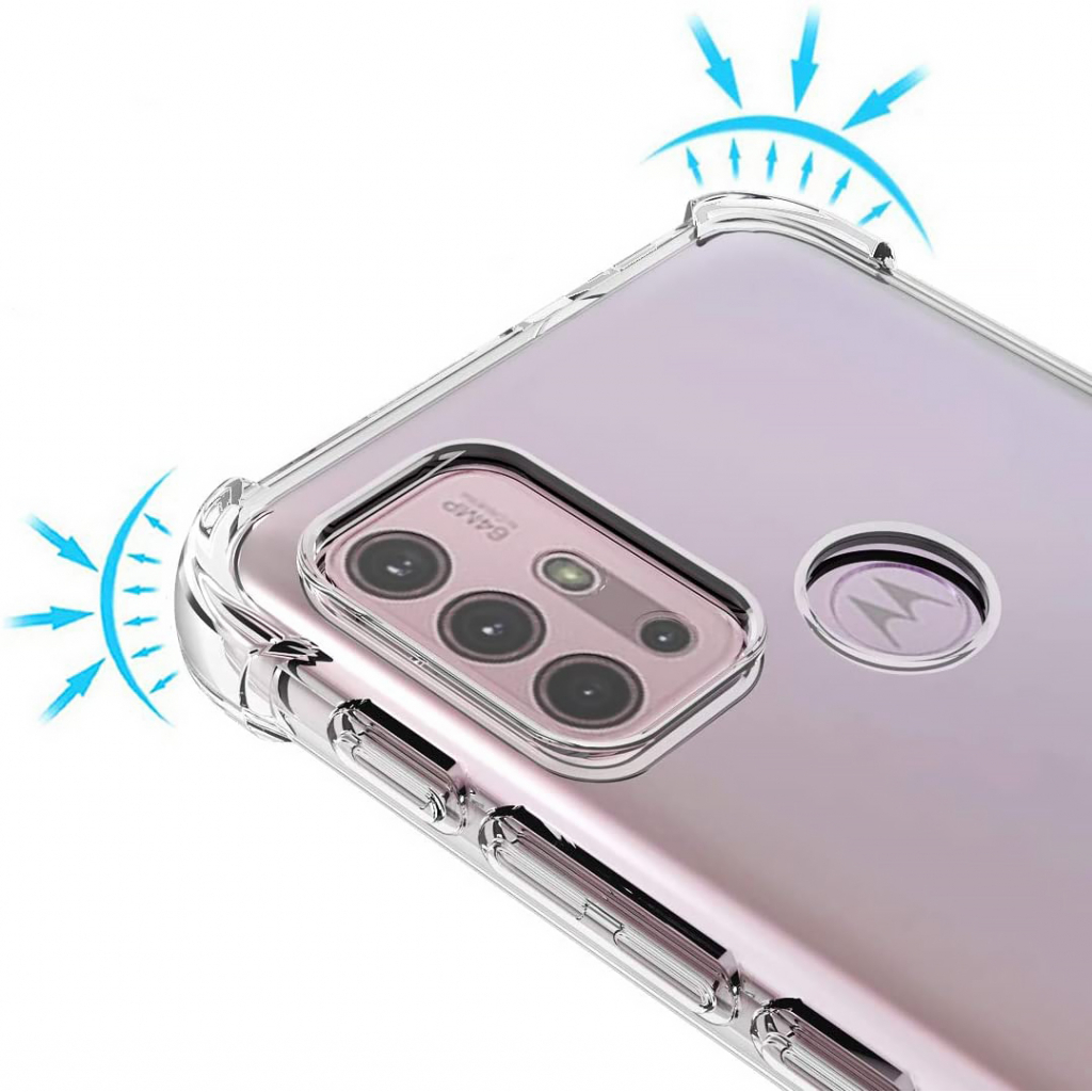 Чохол до мобільного телефона BeCover Anti-Shock Motorola Moto G10 / G30 Clear (706675) - зображення 2