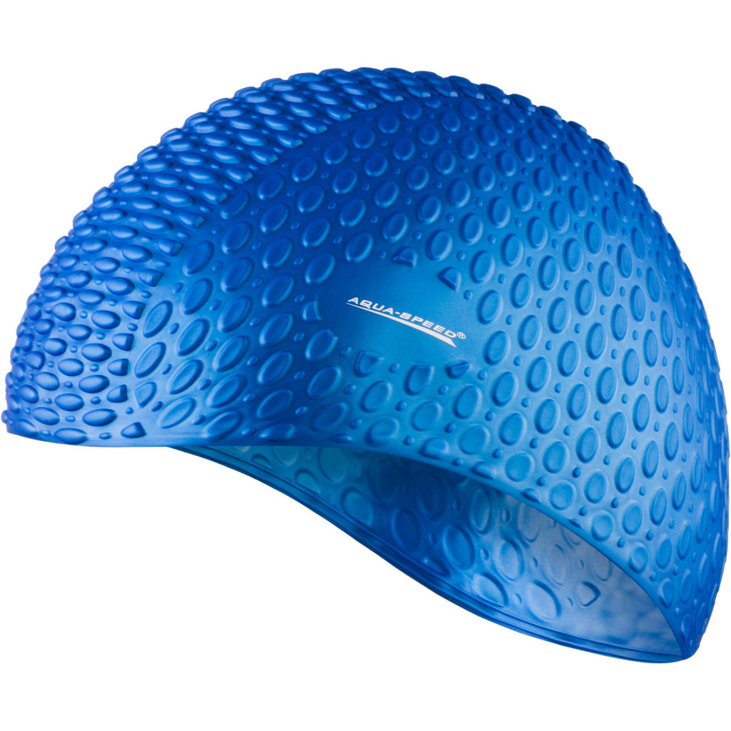 Шапка для плавання Aqua Speed Bubble 102-01 блакитний Уні OSFM (5908217635730) - зображення 1