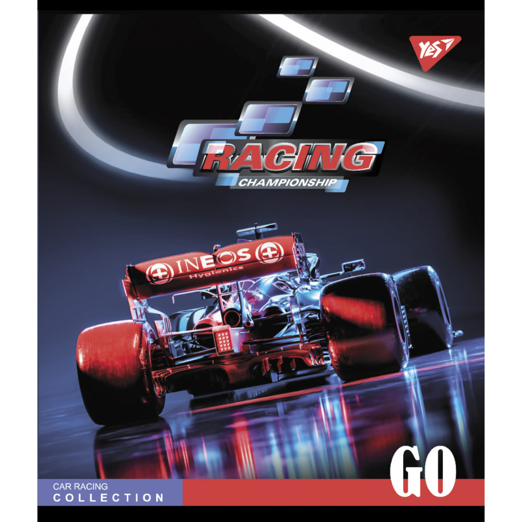 Зошит Yes А5 Racing championship 96 аркушів клітинка (766897) - зображення 3