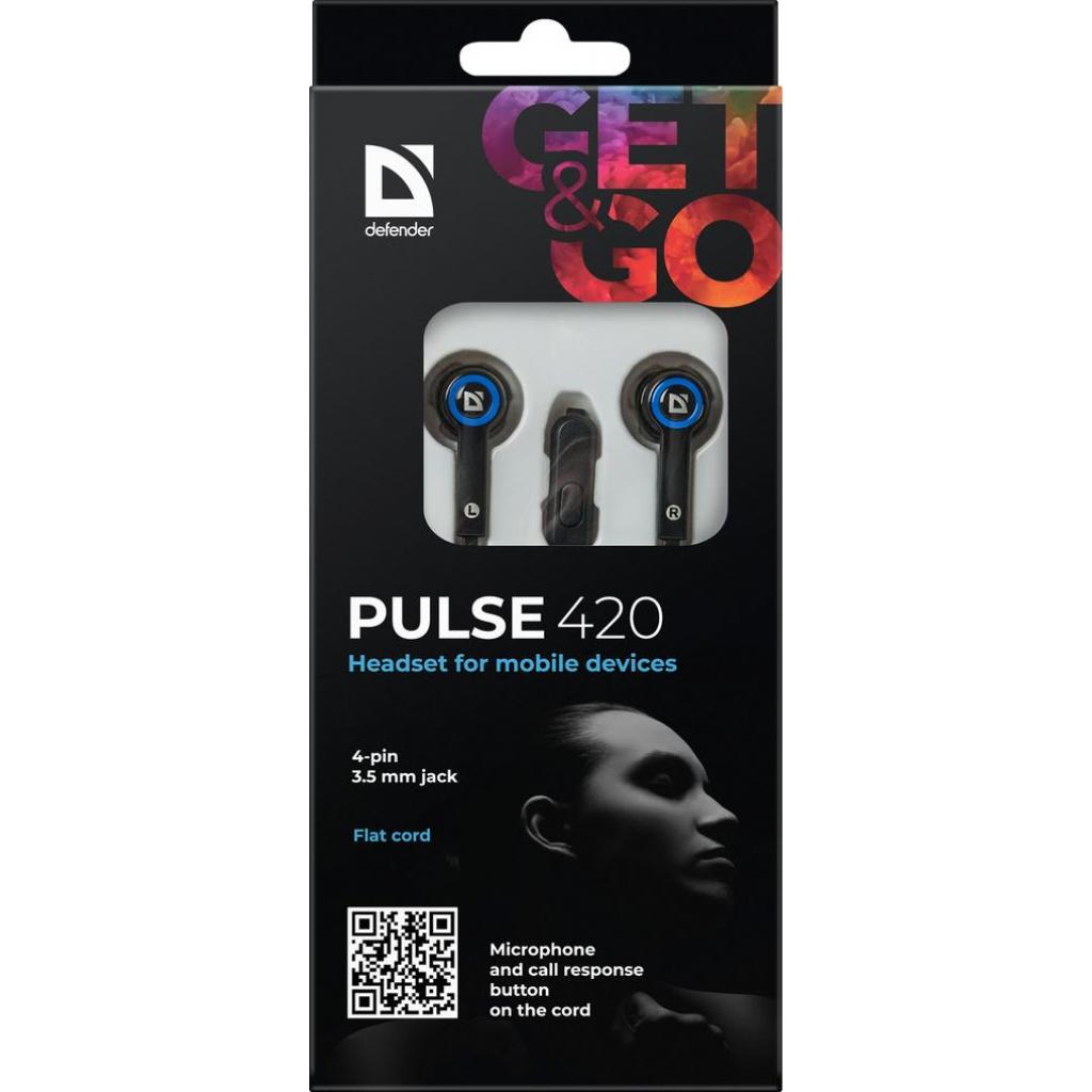 Навушники Defender Pulse 420 Blue (63423) - зображення 6
