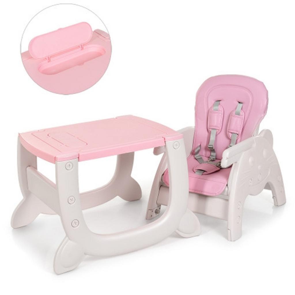 Стілець для годування Bambi 2 в 1 pink (M 3612-8 pink) - зображення 2
