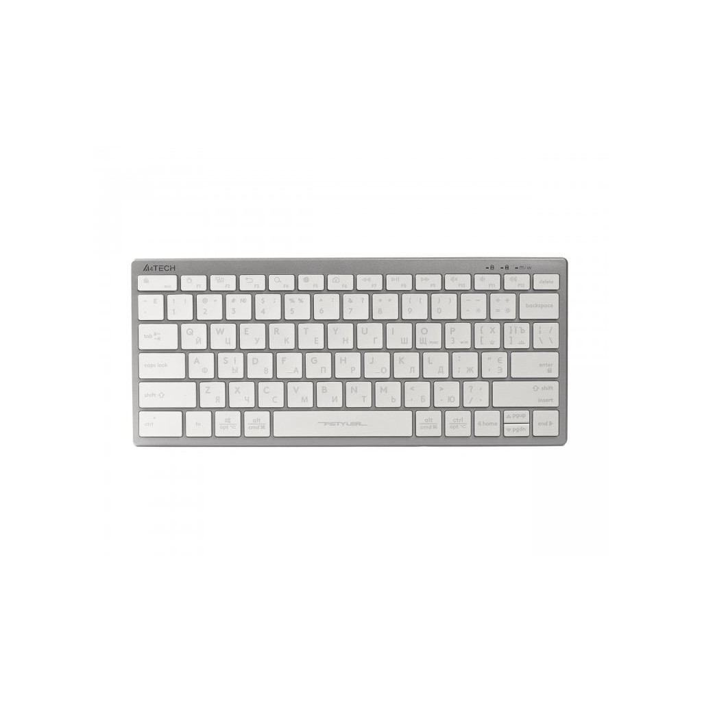 Клавіатура A4Tech FX61 USB White - зображення 1