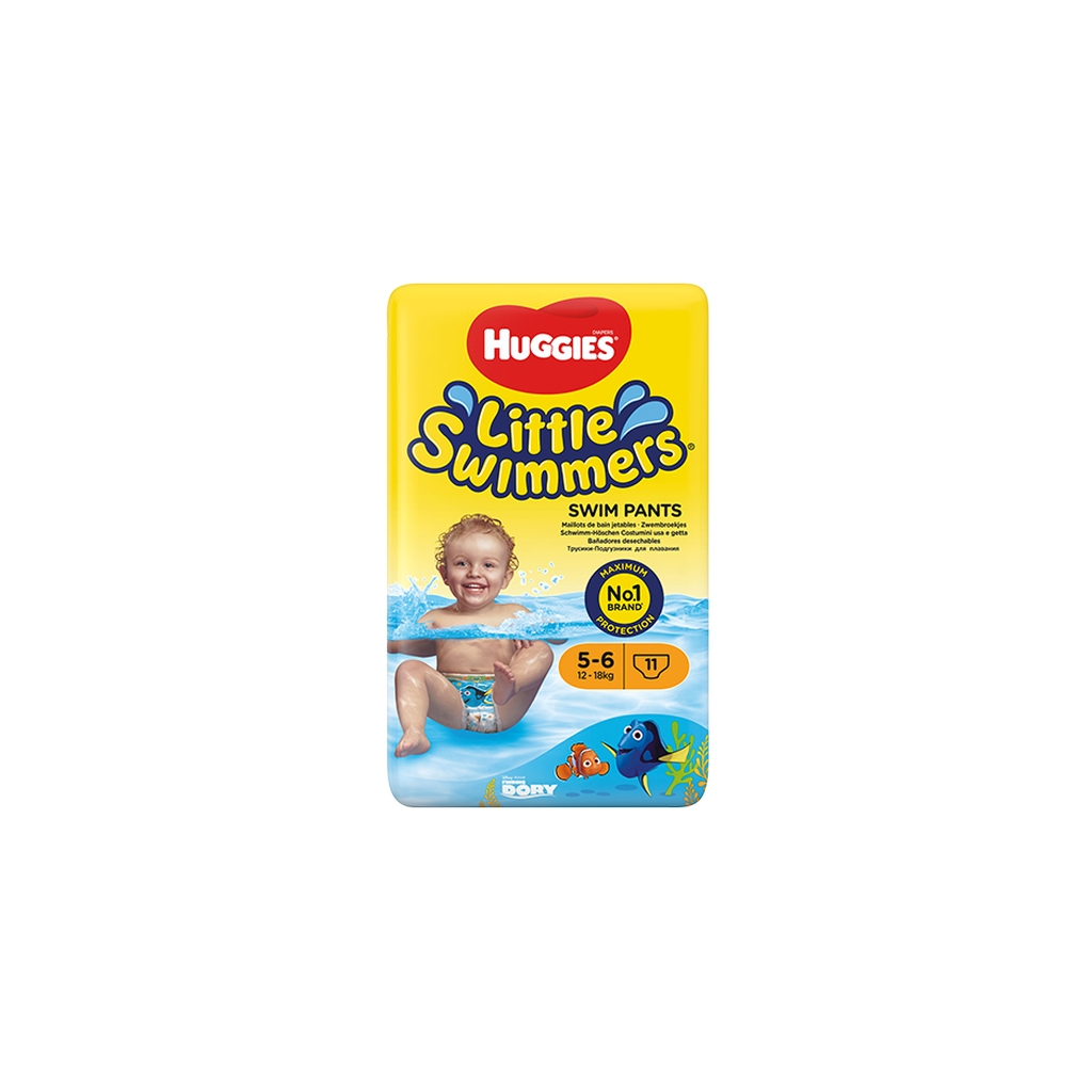 Підгузки Huggies Little Swimmer 5-6 (12-18 кг) 11 шт (5029053538426) - зображення 2