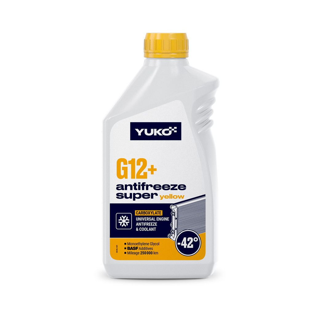 Антифриз Yuko -40 Super G12+ жовтий .1л (4823110403747) - изображение 1