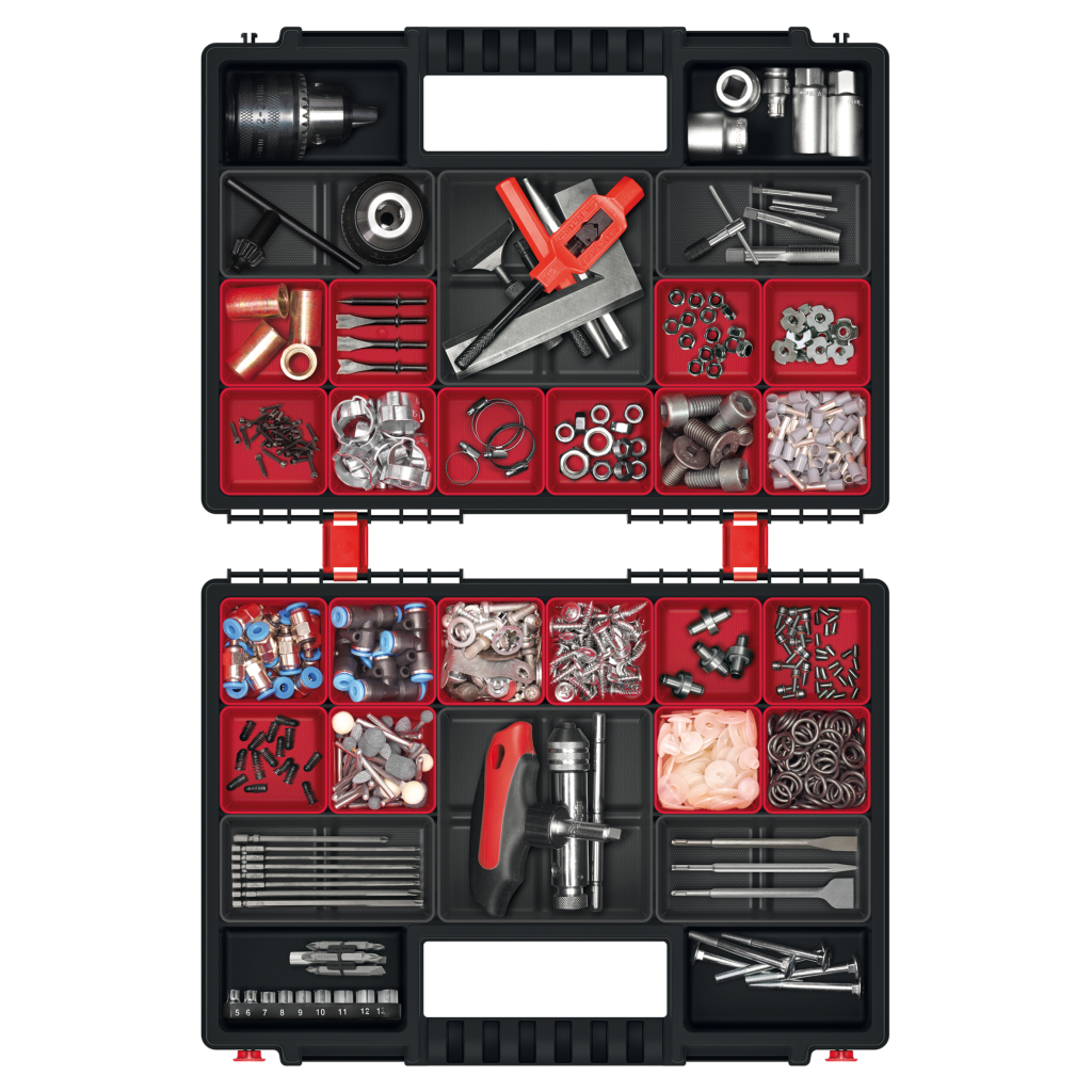 Ящик для інструментів Kistenberg органайзер 14", 344*249*100, NORB DUO, KNOS352510B (KNOS352510B) - зображення 4