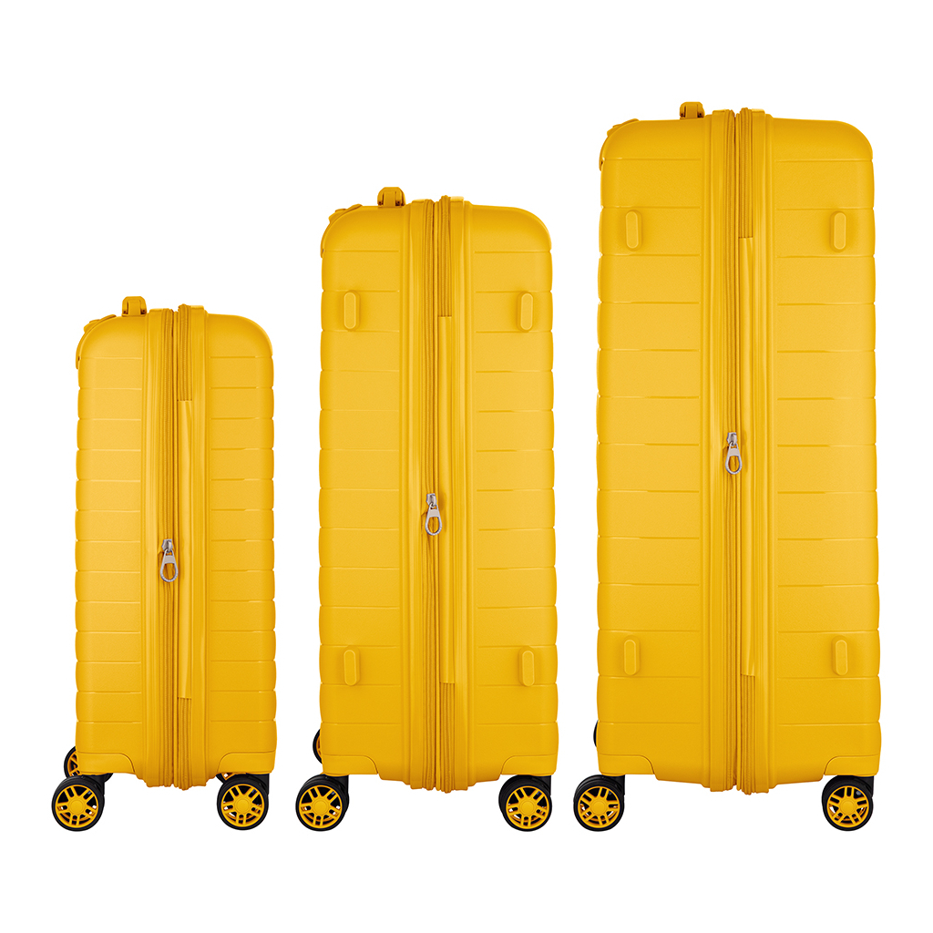 Набір валіз 2E Aero (L+M+S), бурштиново-жовті (2E-SPP-AERO-SET3-AY) - зображення 6