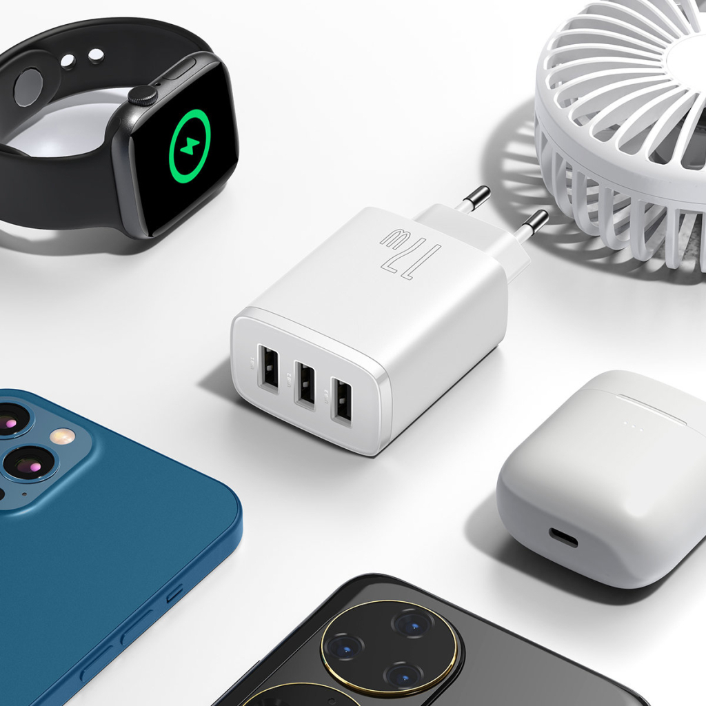 Зарядний пристрій Baseus White (CCXJ020102) - зображення 7