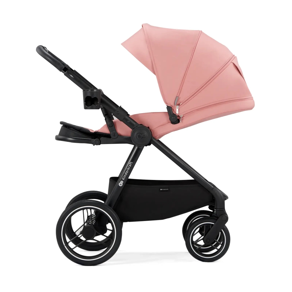 Коляска Kinderkraft 2 в 1 Nea Ash Pink (KSNEA000PNK2000) (5902533919840) - зображення 5