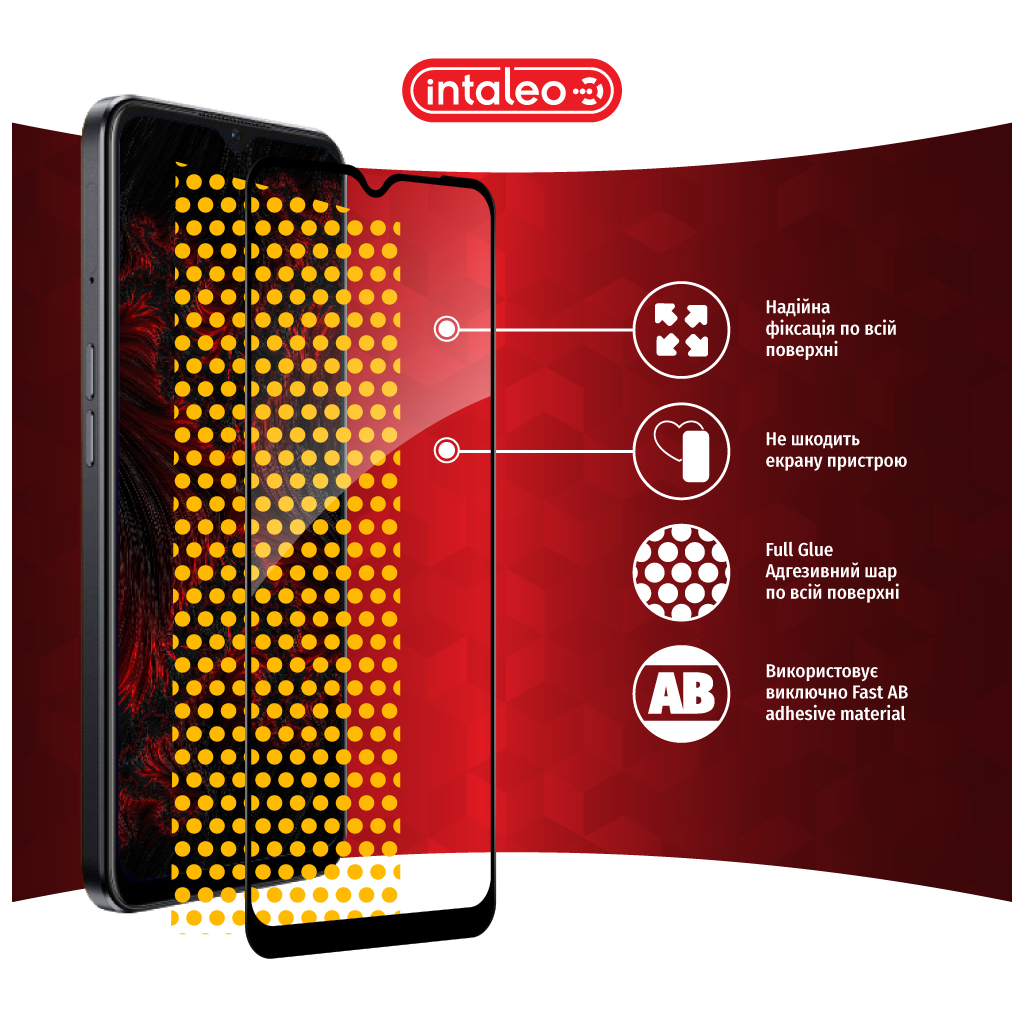Скло захисне Intaleo Full Glue Oppo A77S Black (1283126576805) - зображення 7