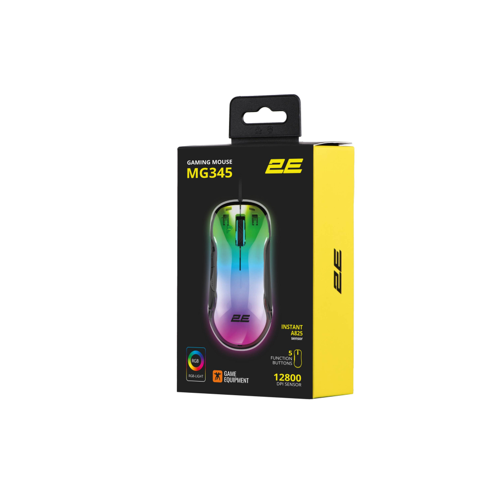 Мишка 2E MG345 RGB USB Transparent (2E-MG345TR) - зображення 6