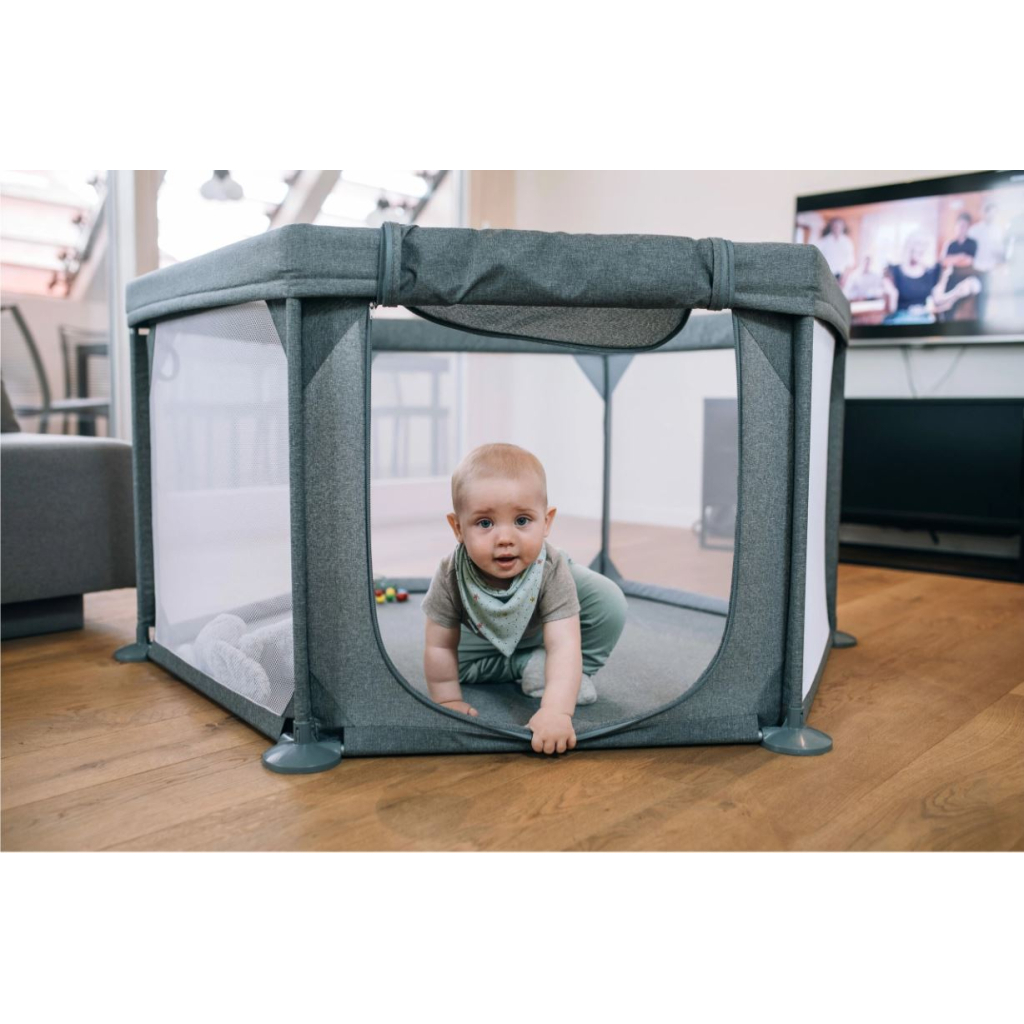 Дитячий манеж FreeON HEXAGON Grey (44459) - зображення 2