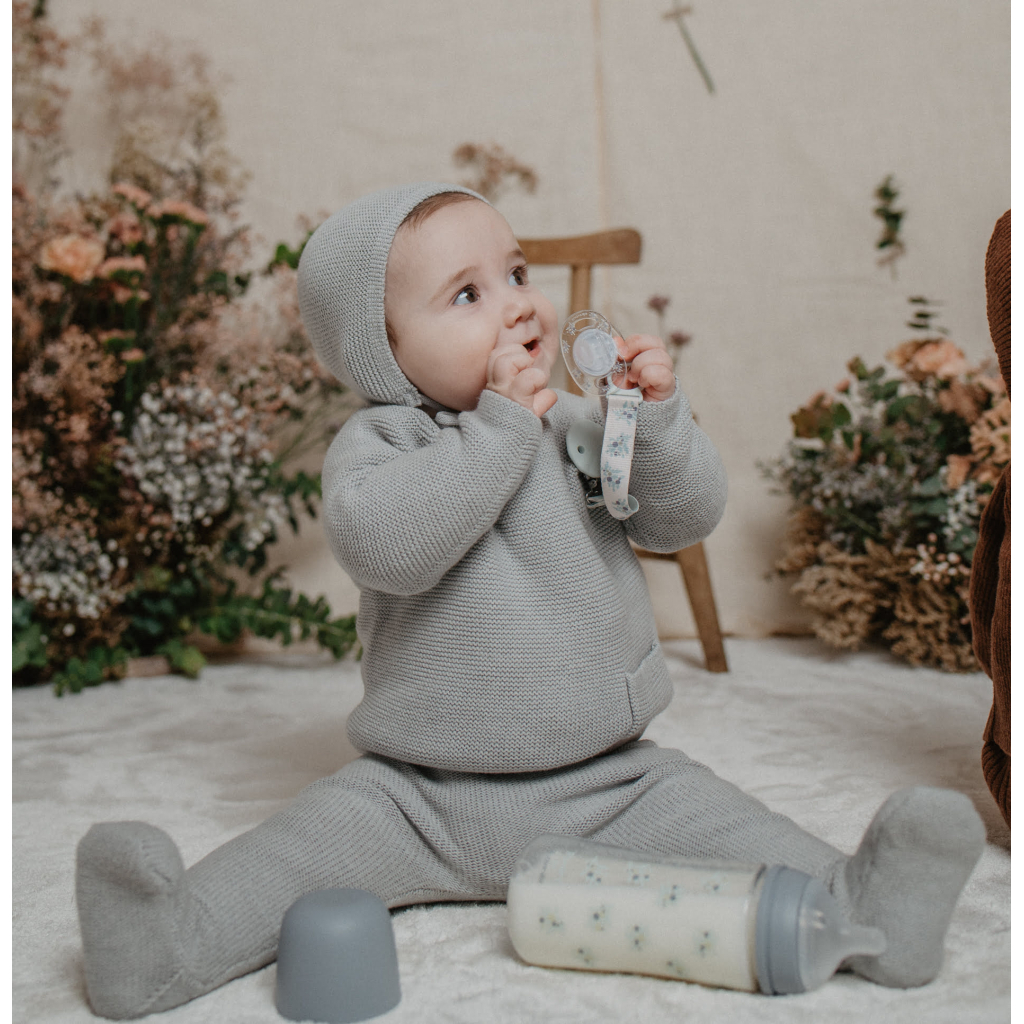 Пляшечка для годування Suavinex Poetry, 270 мл, фізіологічна соска середній потік, м'ятна (308970) - зображення 5