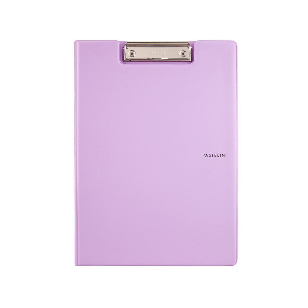 Клипборд-папка Axent Pastelini з металевим кліпом А4 вініл Бузкова (2514-36-A) - зображення 1