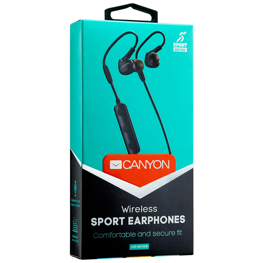Навушники Canyon BTH-1 Bluetooth Black (CNS-SBTHS1B) - зображення 5