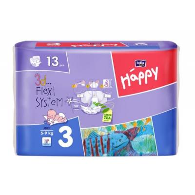Підгузки Bella Baby Happy Midi 5-9 кг 13 шт (5900516600365) - зображення 1