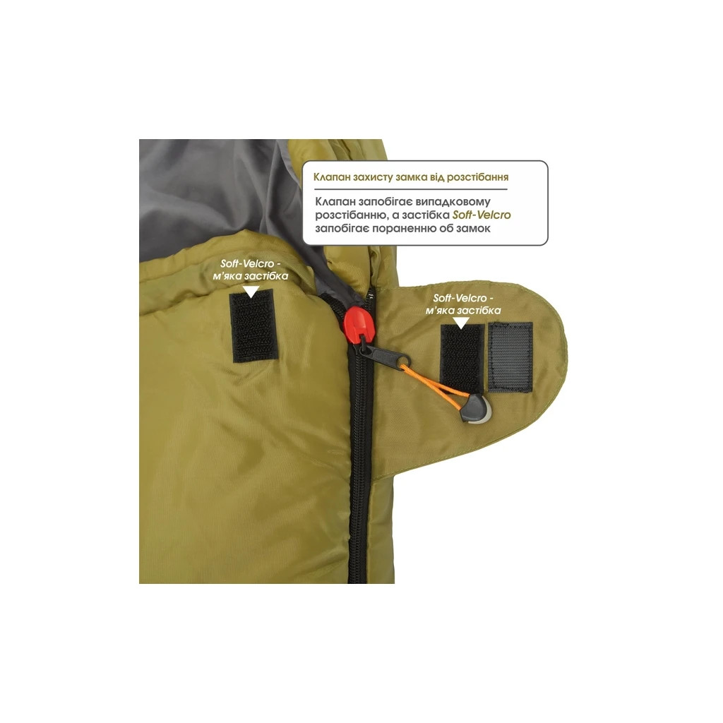 Спальний мішок Mousson RACE R Olive (10159) - зображення 5