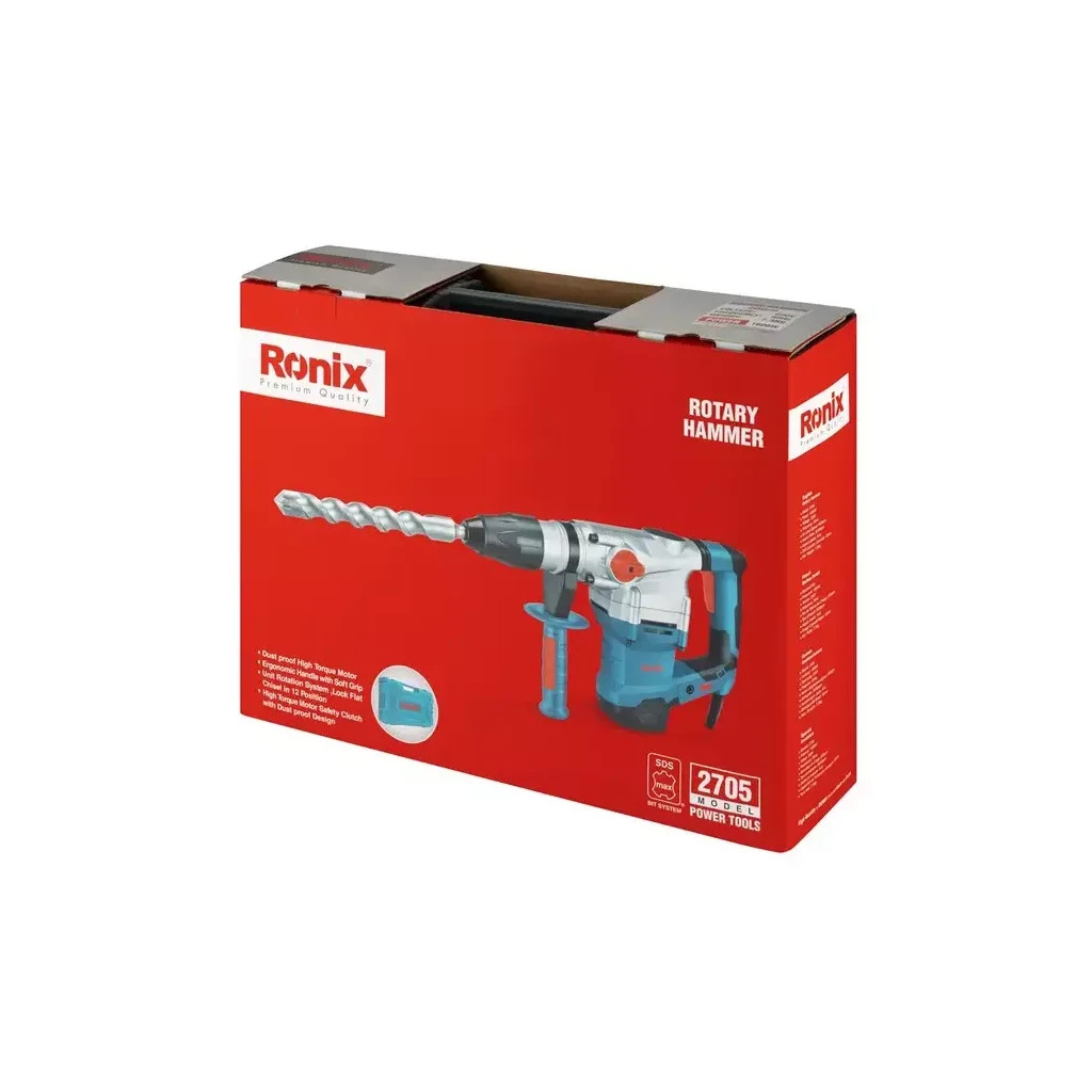 Перфоратор Ronix 1600Вт, 40мм (2705) - зображення 11