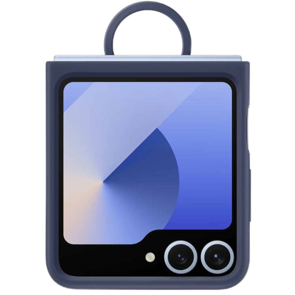 Чохол до мобільного телефона Samsung Silicone Cover with Ring Samsung Galaxy Flip 6 Navy (EF-PF741TNEGUA) - зображення 6