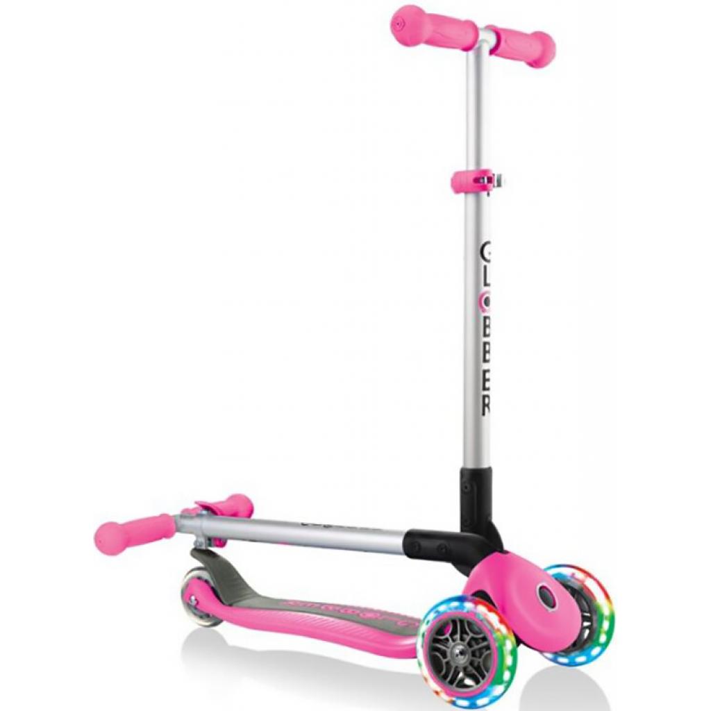 Самокат Globber Primo foldable lights рожевий з підсвічуванням (432-110-2) - зображення 7