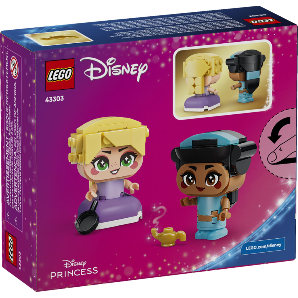 Конструктор LEGO Disney Princess Мініпринцеси Жасмін і Рапунцель (43303) - зображення 6