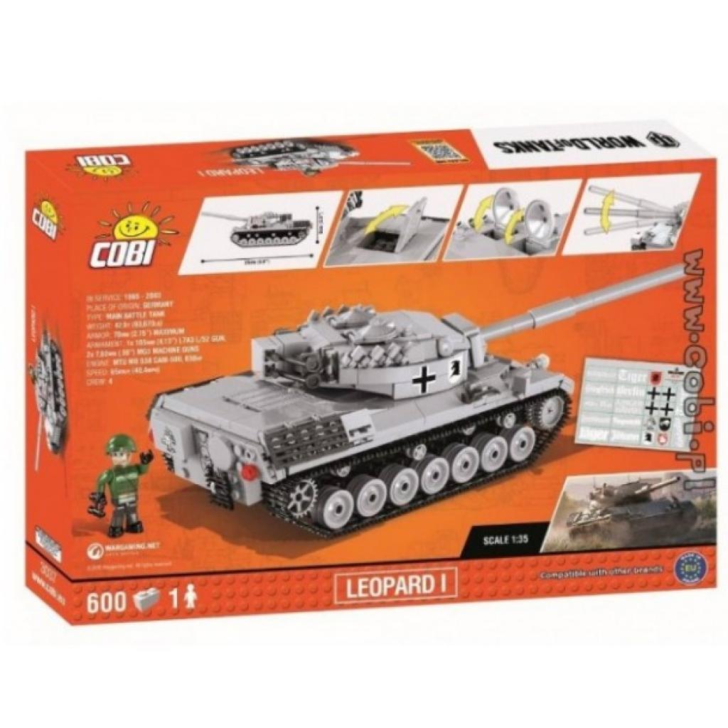 Конструктор Cobi World Of Tanks Леопард 1, 600 деталей (COBI-3037) - зображення 5