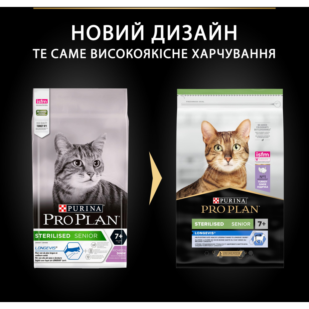 Сухий корм для кішок Purina Pro Plan Sterilised Senior з індичкою 10 кг (7613034989314) - зображення 8