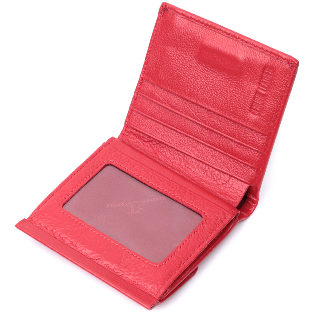 Гаманець ST Leather З натуральної шкіри Червоний (22720) - зображення 6