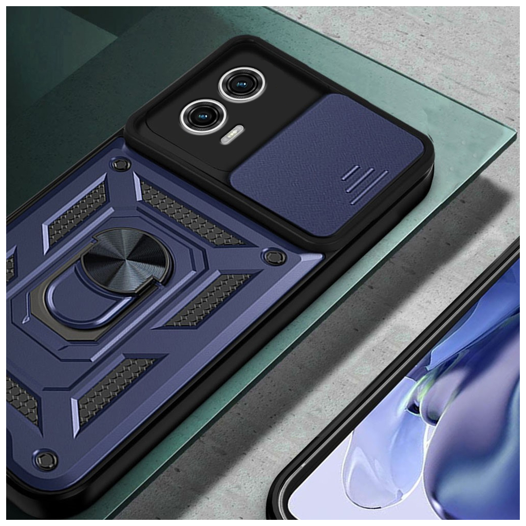 Чохол до мобільного телефона BeCover Military Motorola Moto G73 Blue (709983) - зображення 3