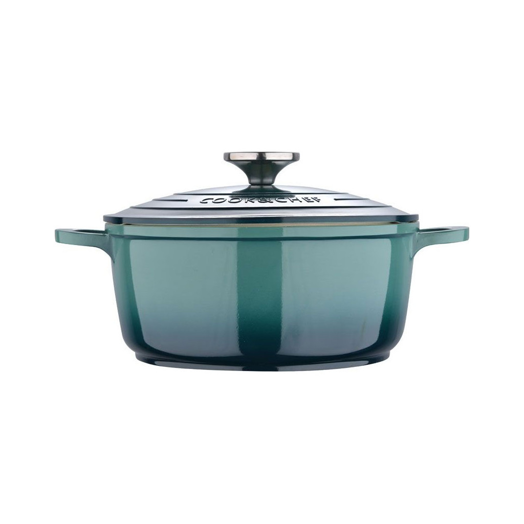 Каструля Bergner Excalibur з кришкою Зелена 2.2 л (BG-36100-GR) - зображення 2