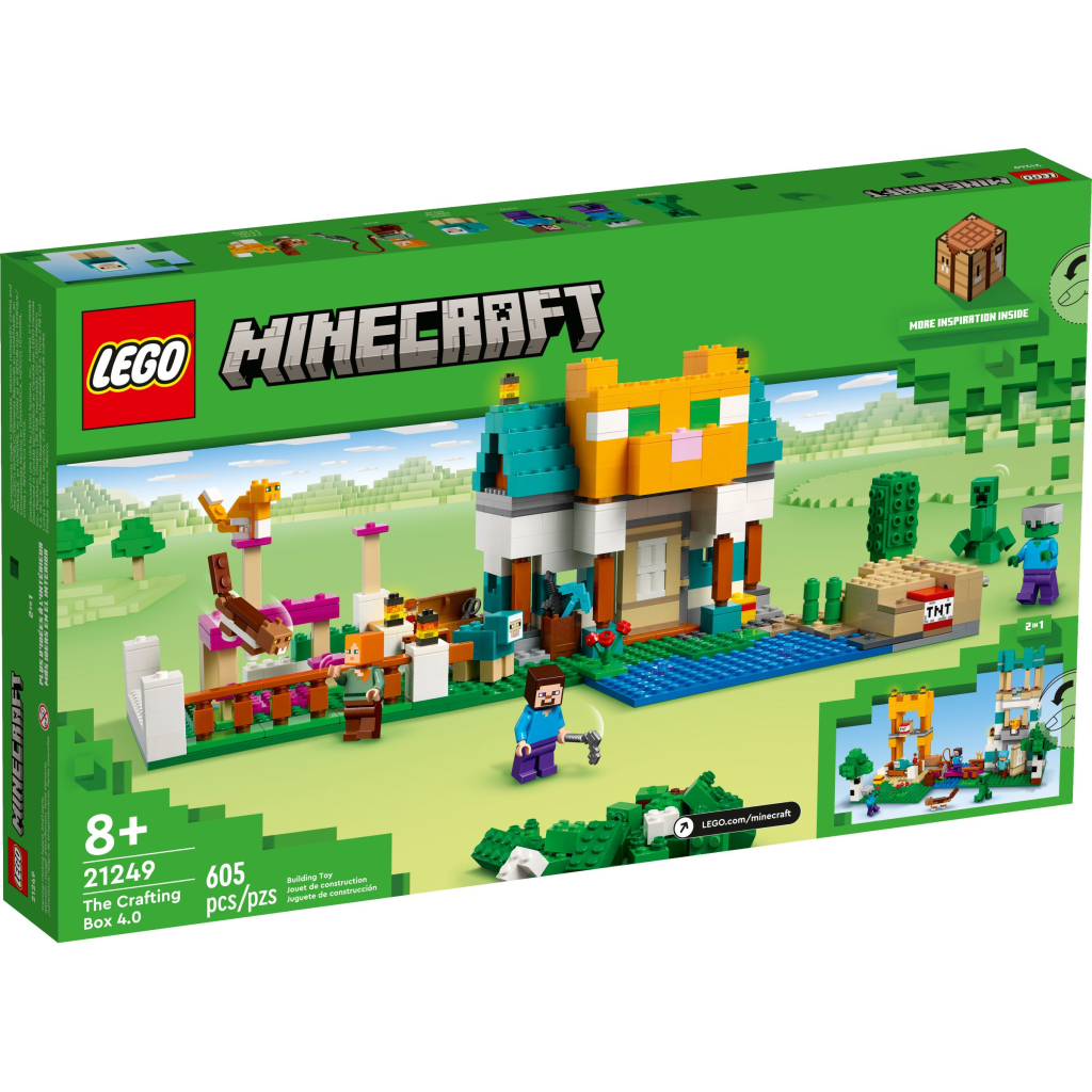 Конструктор LEGO Minecraft Скриня для творчості 4.0, 605 деталей (21249) - зображення 7