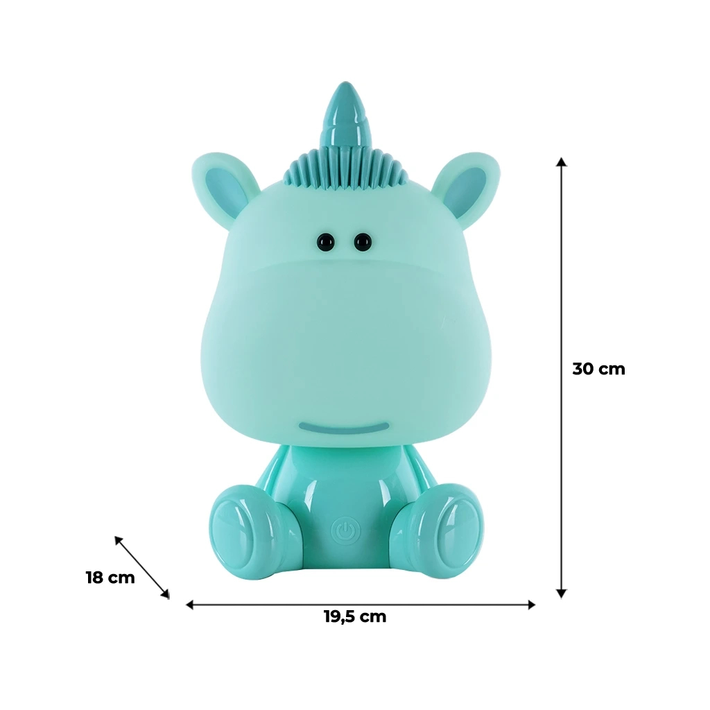 Нічник Kite Світильник LED з акумулятором Unicorn, зелений (K24-491-1-4) - зображення 6