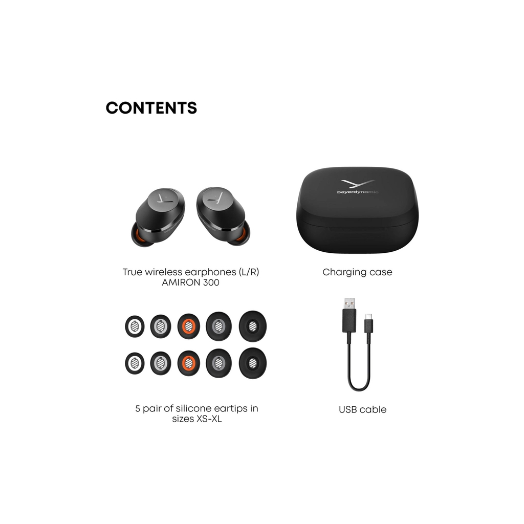 Навушники Beyerdynamic Amiron 300 TWS Black (531482) - зображення 5