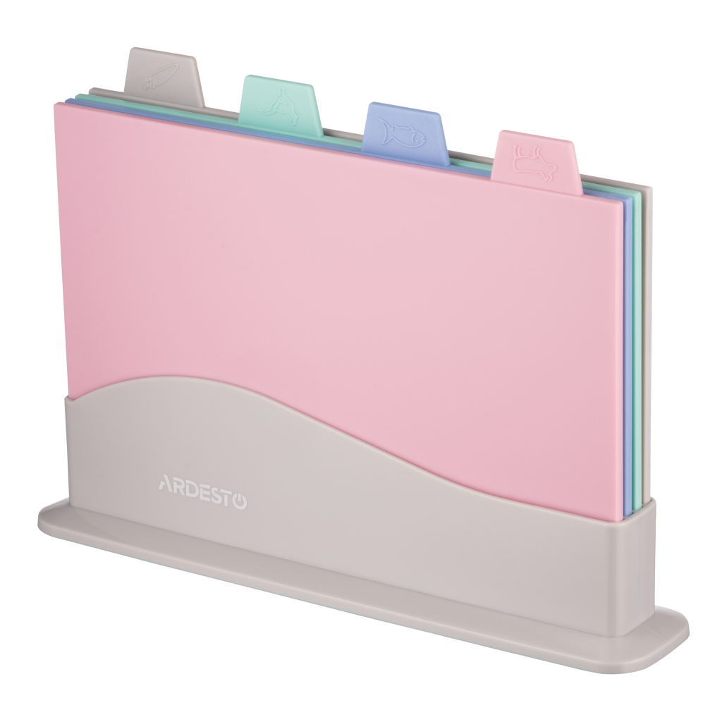 Дошка для нарізання Ardesto Fresh Set 4 шт 23,5 х 33,5 х 7 см (AR1404GP) - зображення 1