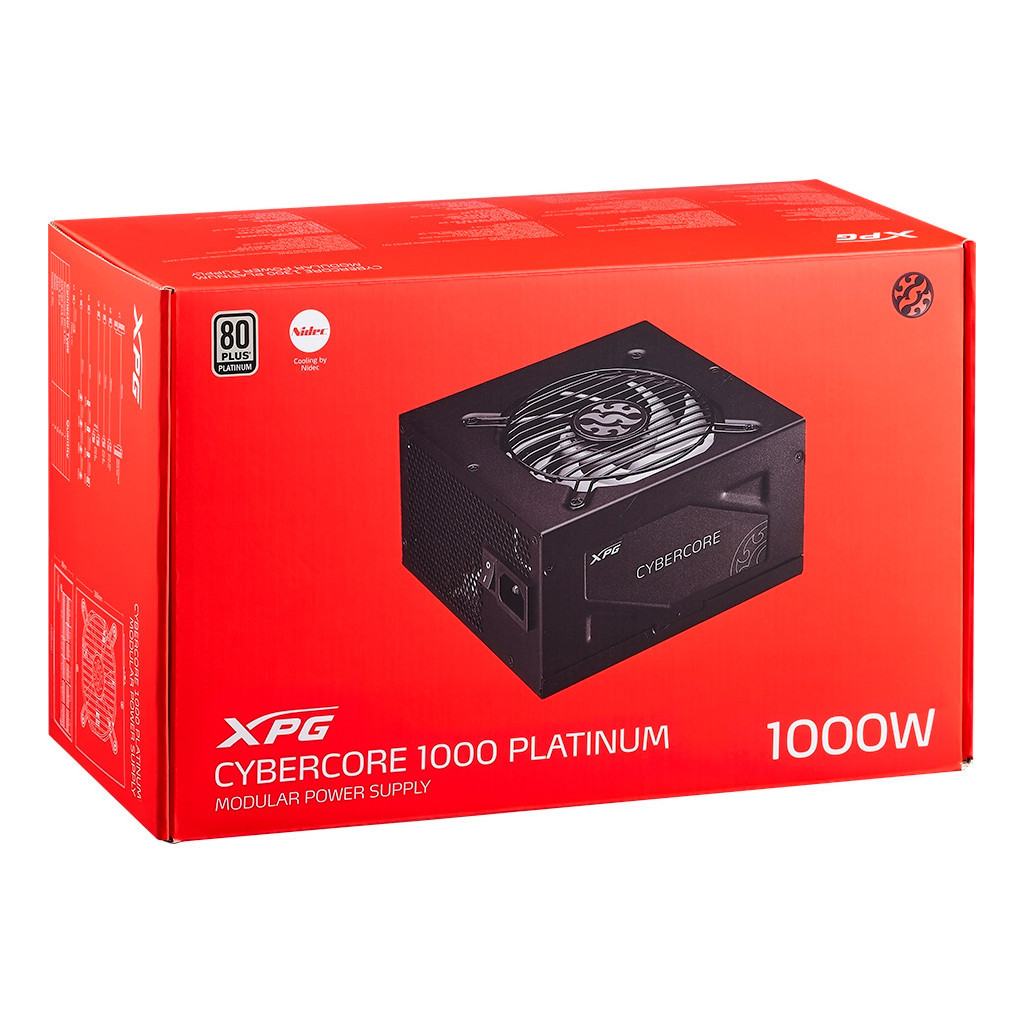 Блок живлення ADATA 1000W (CYBERCOREII1000P-BKCEU) - зображення 6