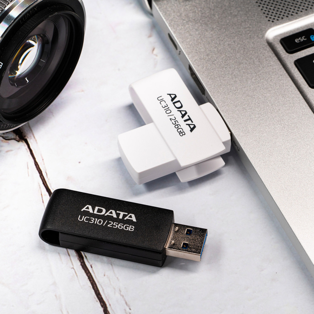 USB флеш накопичувач ADATA 256GB UC310 Black USB 3.0 (UC310-256G-RBK) - изображение 10