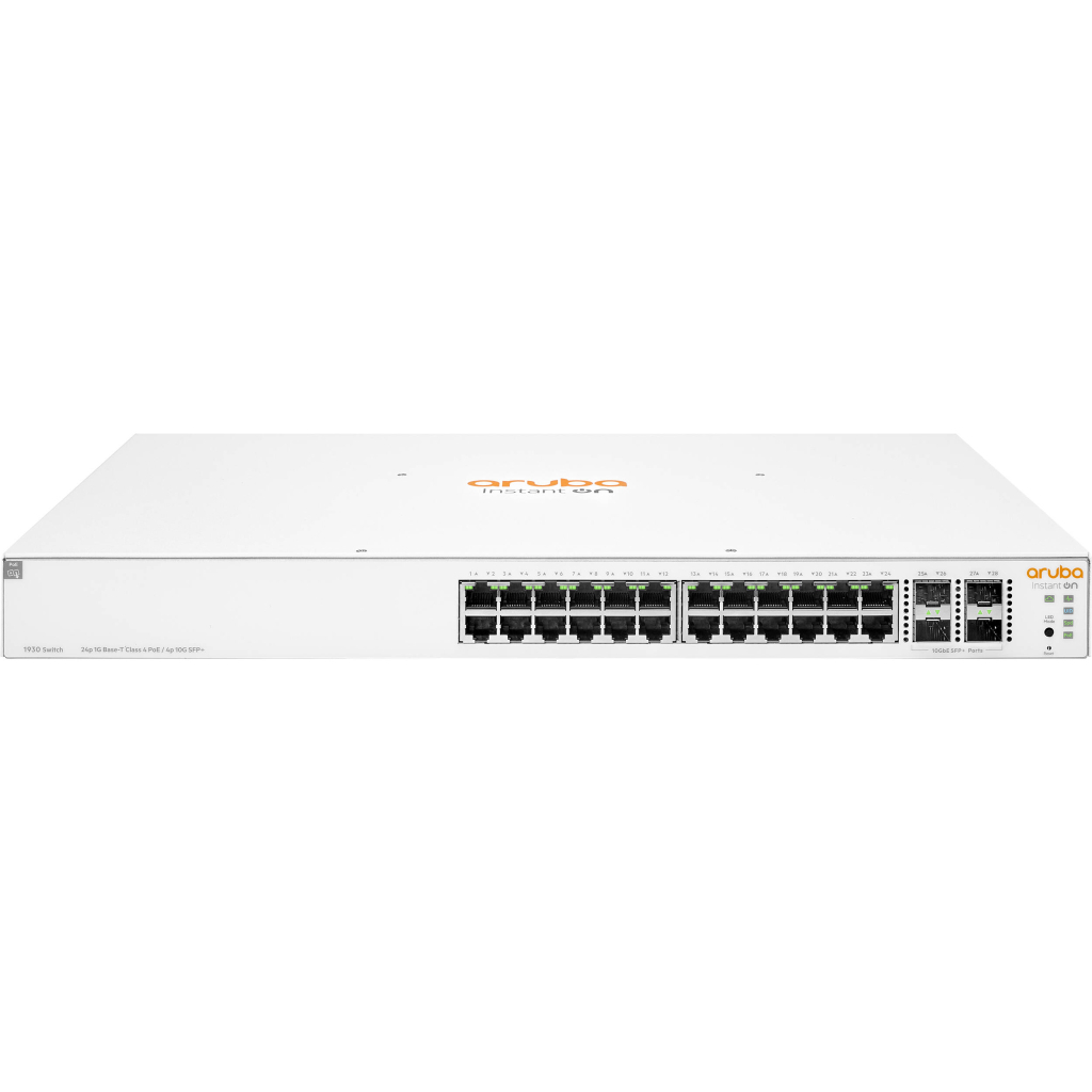 Комутатор мережевий HP 24GPoE(370W)-4SFP/SFP+ (JL684B) (JL684B) - зображення 1