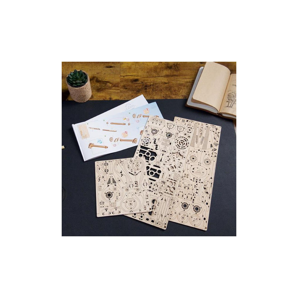 Конструктор Ugears механічний 3D Спорткар Спритна миша (70202) - зображення 10