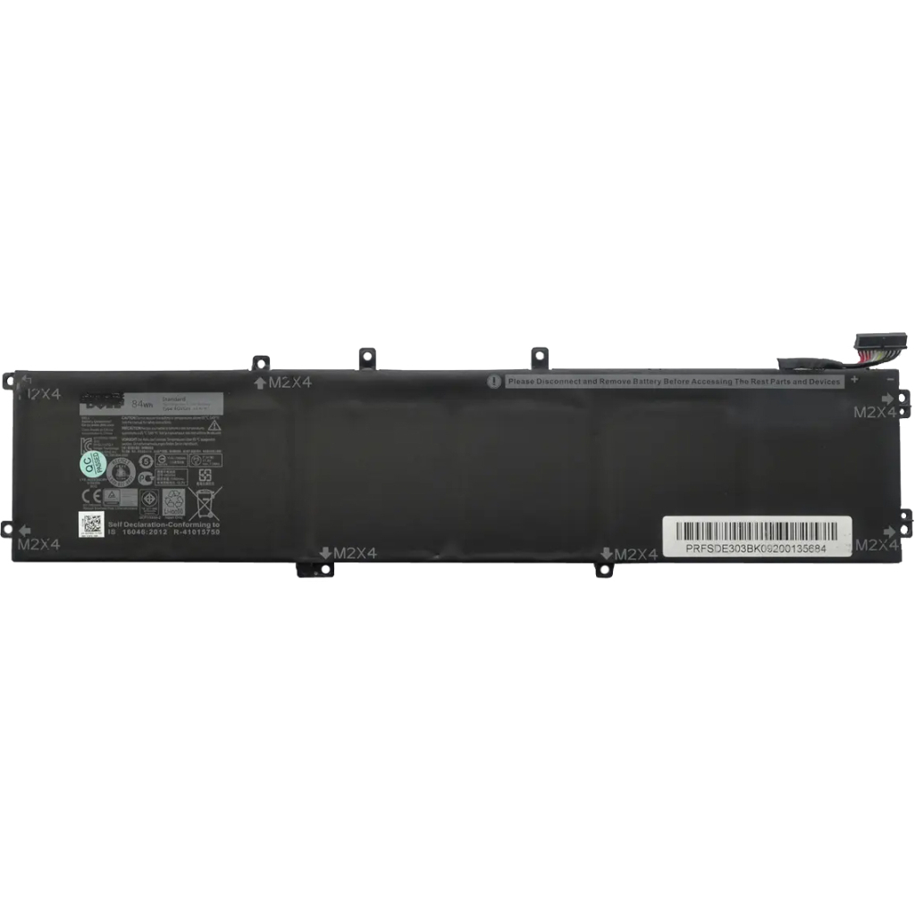 Акумулятор до ноутбука Dell XPS 15-9550 (long)4GVGH, 84Wh (7260mAh), 6cell, 11.4V, Li-ion, black (A97245) - зображення 1
