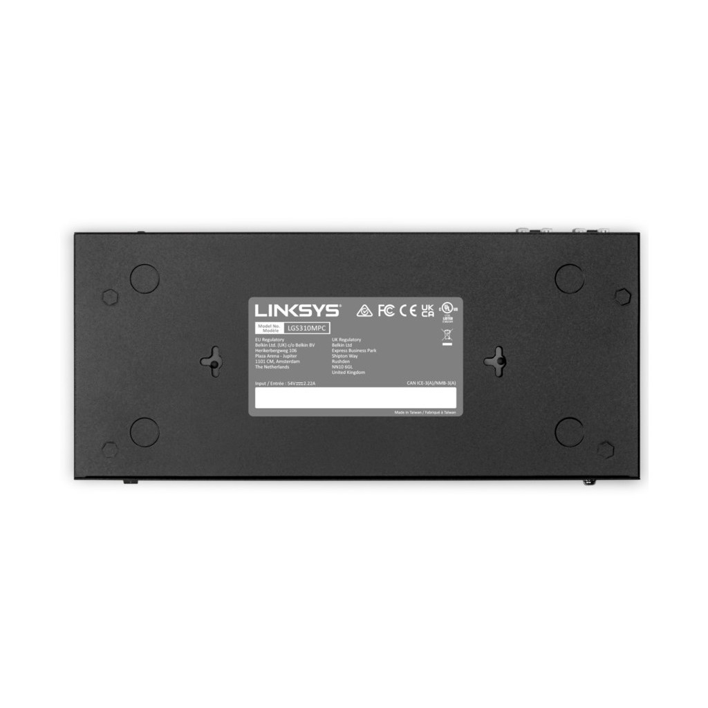 Комутатор мережевий Linksys LGS310MPC - зображення 4