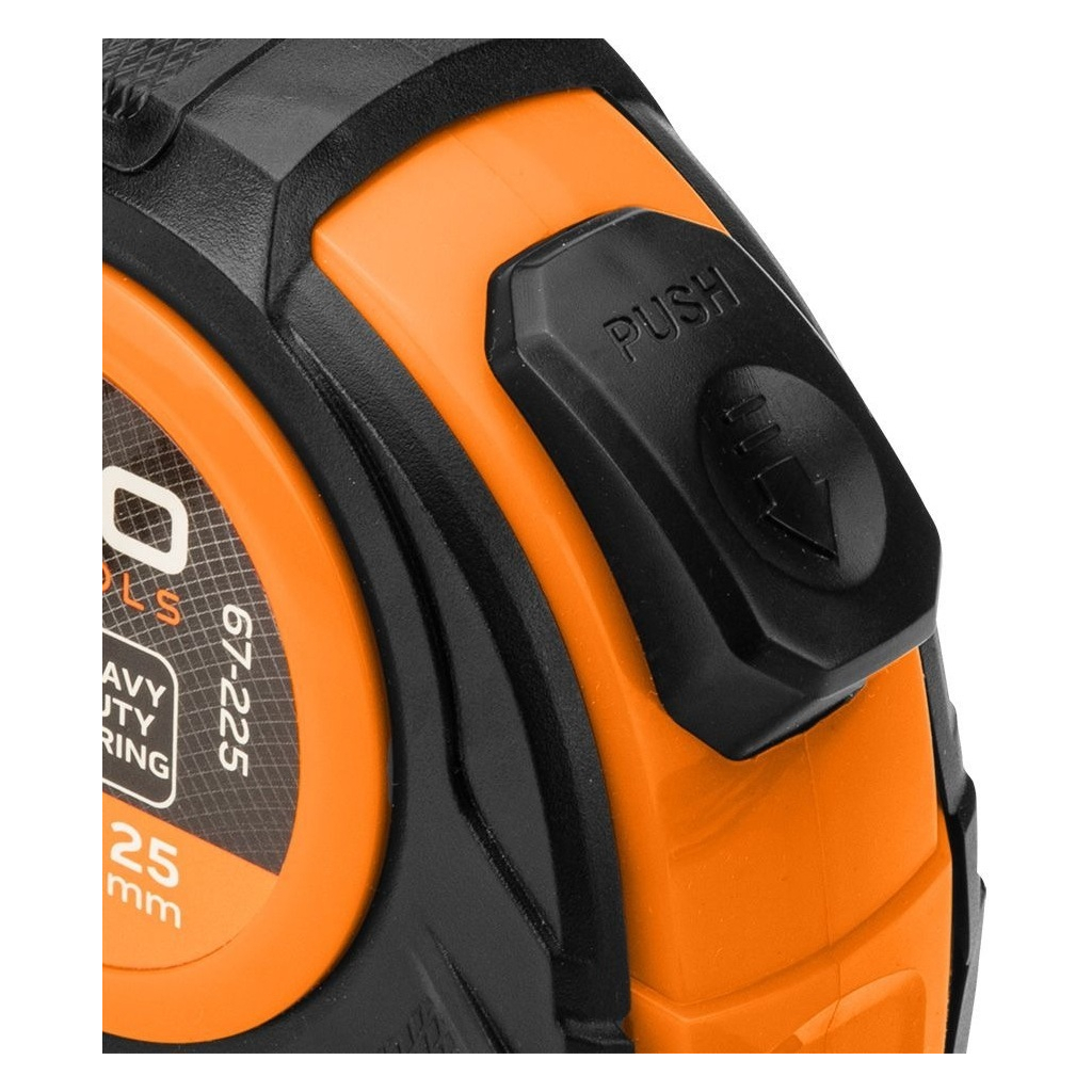 Рулетка Neo Tools 10мx25мм, з фіксатором змотування (67-225) - зображення 4