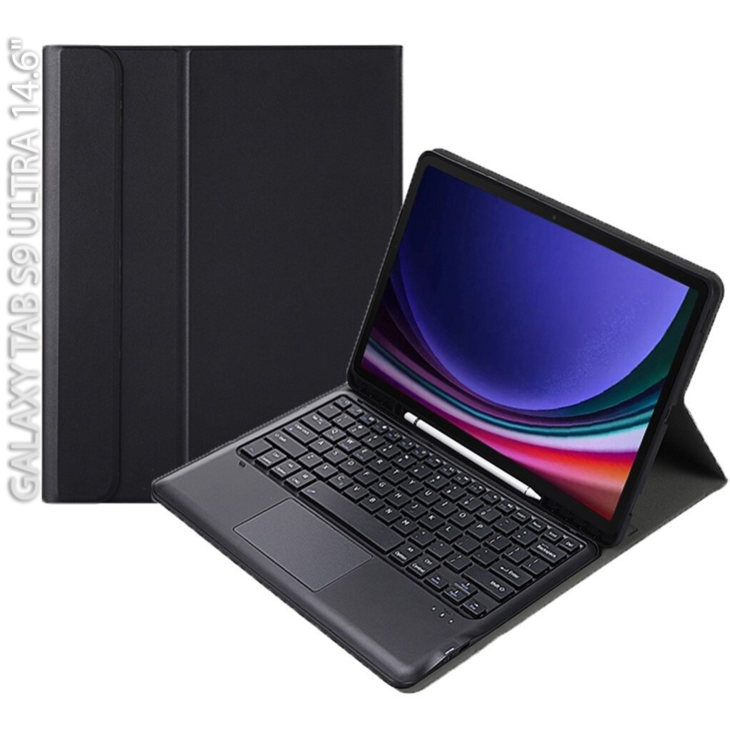 Чохол до планшета BeCover Keyboard+TouchPad Samsung Tab S9 Ultra 5G (SM-X910/SM-X916B) 14.6" Black (712367) - зображення 1