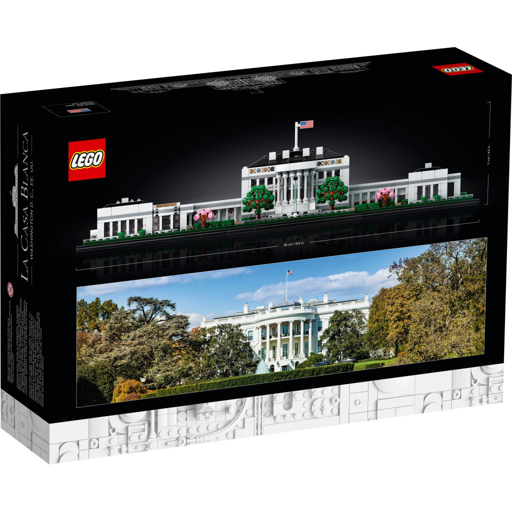 Конструктор LEGO Architecture Білий дім 1483 деталі (21054) - зображення 4