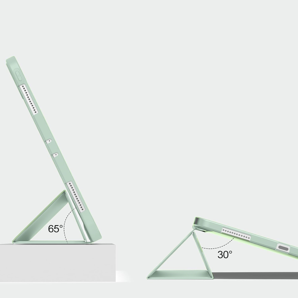 Чохол до планшета BeCover Tri Fold Soft TPU Silicone Apple iPad Pro 11" M4 2024 Light Green (711747) - зображення 5