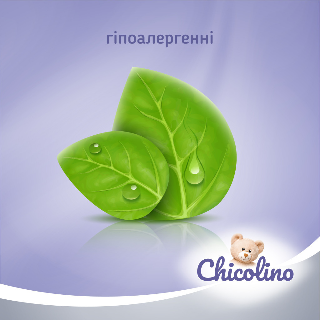 Туалетний папір Chicolino Біорозкладний вологий для дітей та дорослих 40 шт. (4823098413936) - picture 5