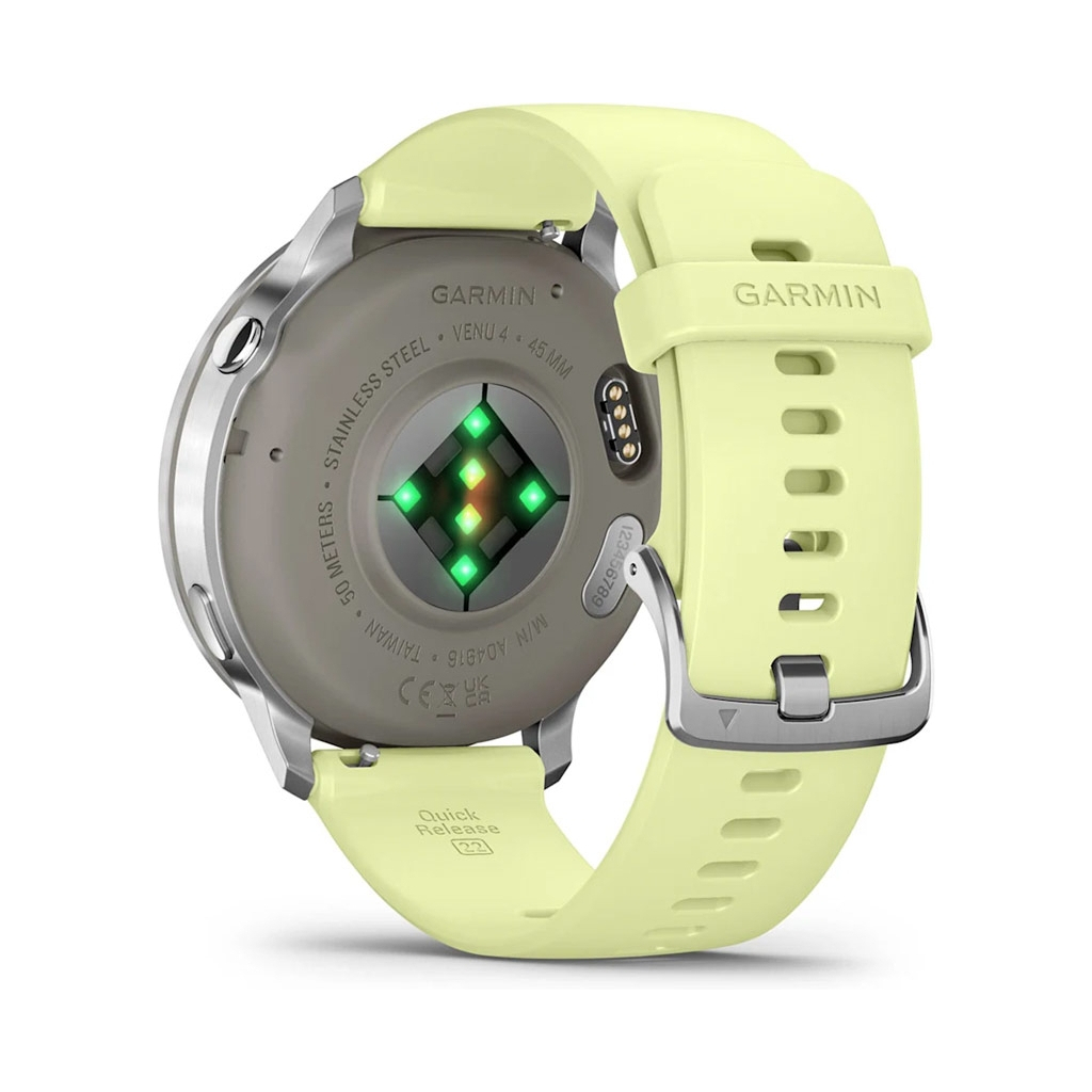 Смарт-годинник Garmin Venu 4 (45mm), Gray w/ Silver + Citron, GPS смарт-годинник (010-03014-02) - зображення 6