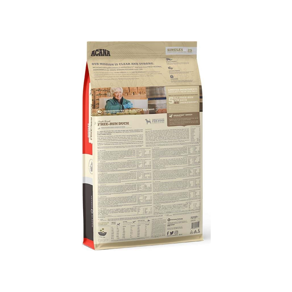 Сухий корм для собак ACANA Free-Run Duck 11.4 кг (0064992571122) - зображення 2