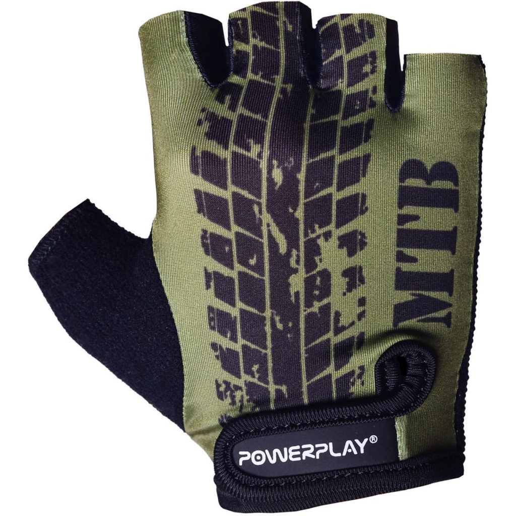Велорукавиці PowerPlay 5451 Протектор Зелені XS (5451_XS_Green_MTB) - зображення 2
