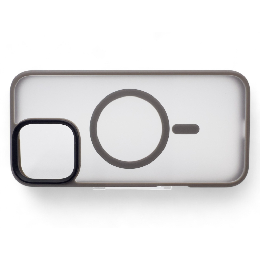 Чохол до мобільного телефона BeCover Metal Buttons Case (MagSafe) для Apple iPhone 16 Pro Max Gray (712101) - зображення 4