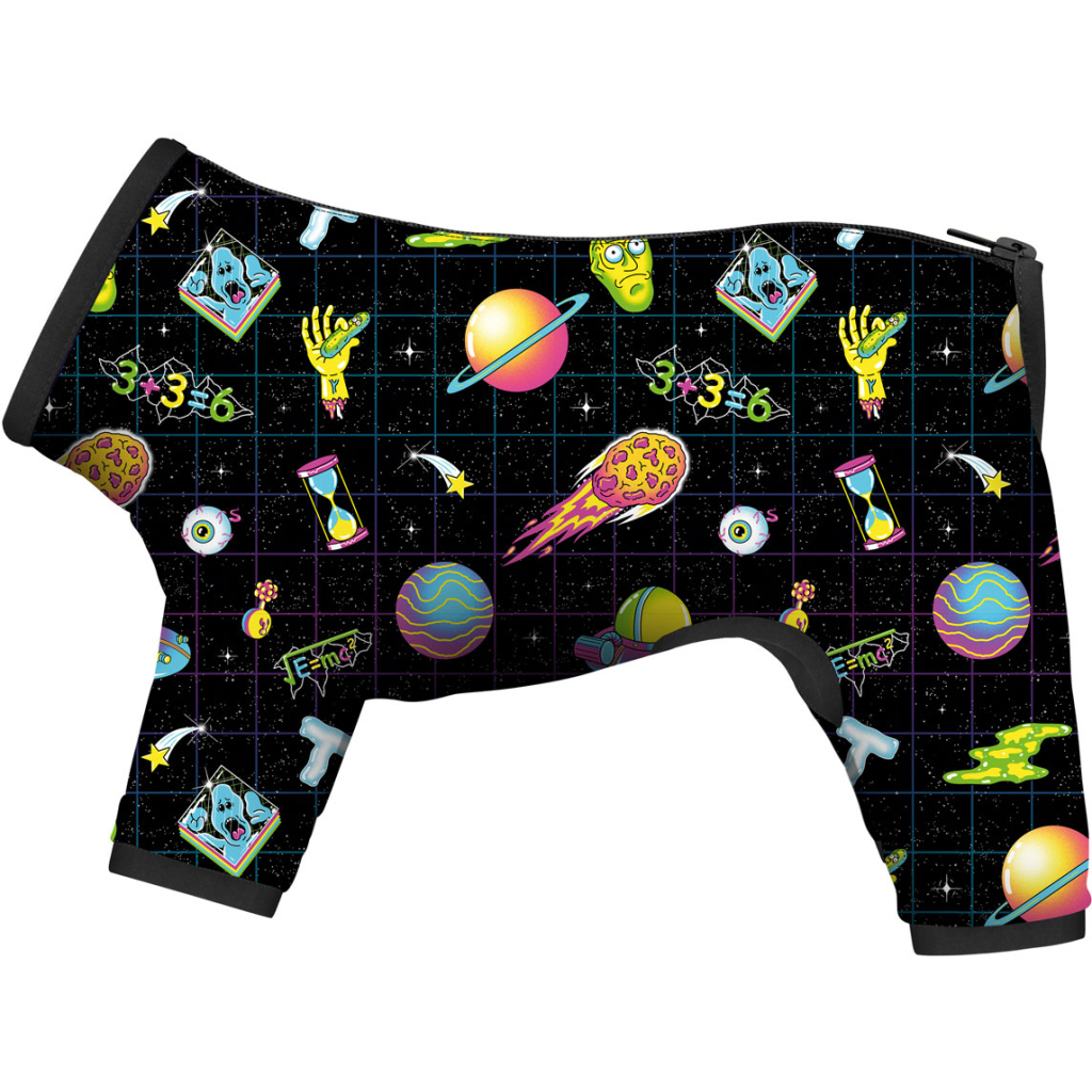 Дощовик для тварин Collar WAUDOG Clothes "Рік і Морті 2" S32 В 47-50 см, З 35-38 см (5332-0281) - зображення 1