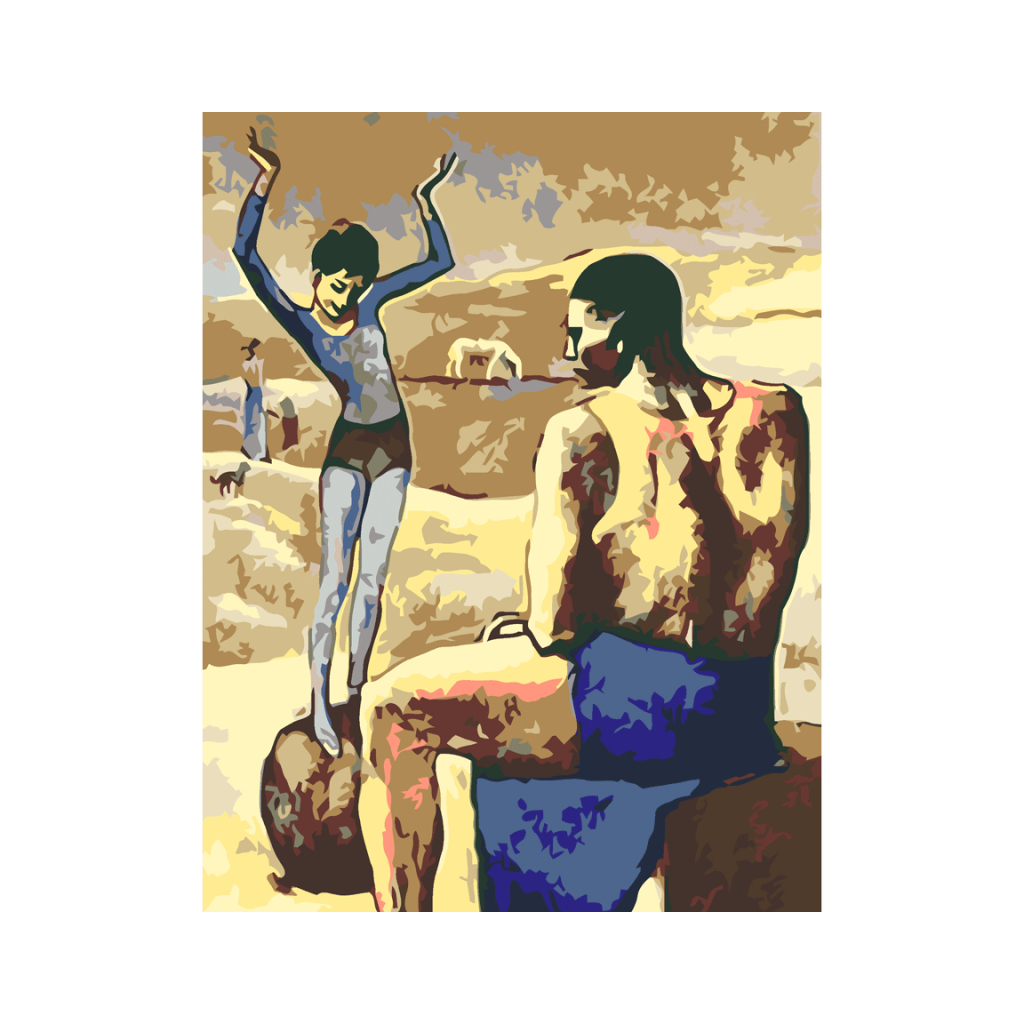 Картина по номерам Rosa Start Дівчина на кулі (4823098507383) - зображення 1